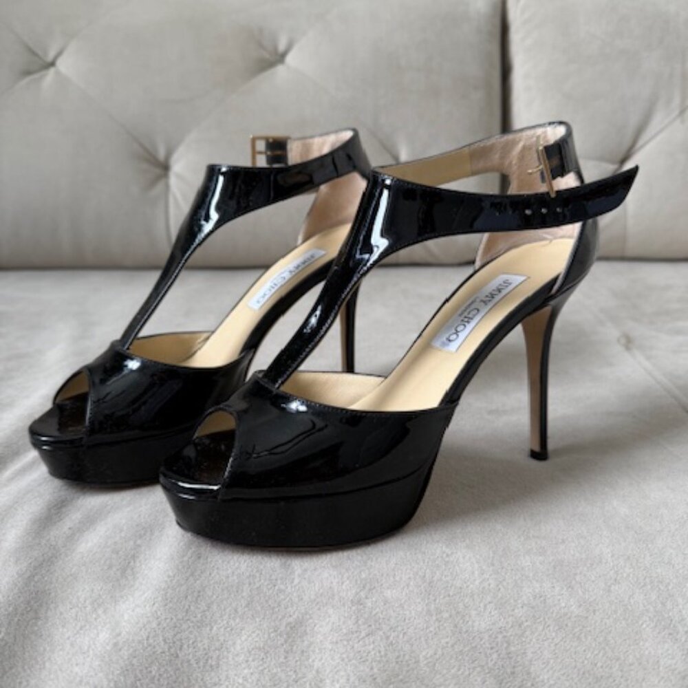 Jimmy Choo Patent Leather High Heels